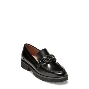 Cole Haan Geneva Chain Leather Loafer - 7 B
